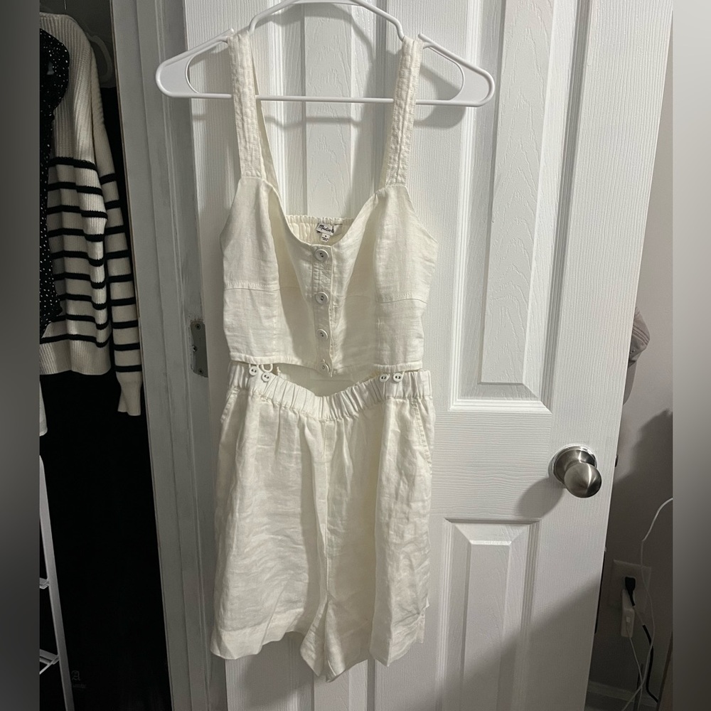 Madewell Linen Romper
